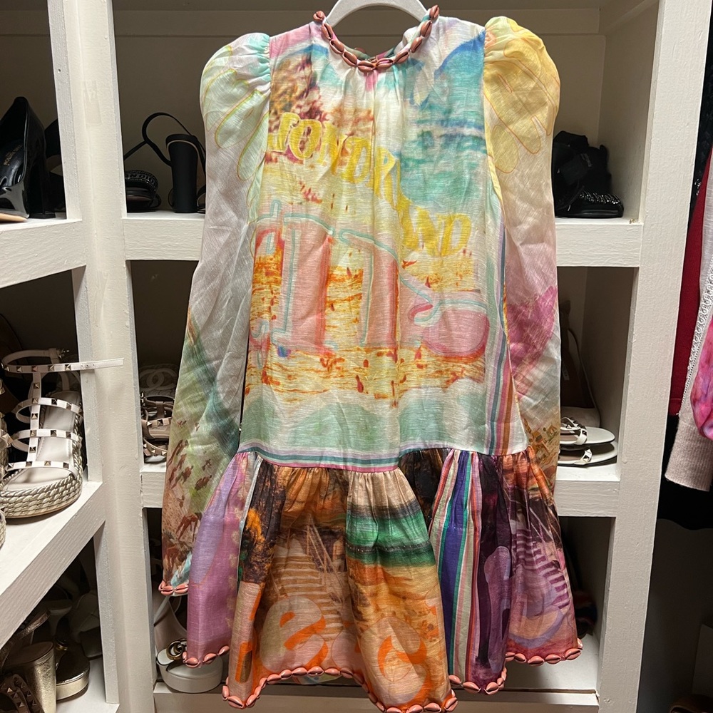 Beautiful Zimmermann size 1 Tama Layered Dress (4/6). Worn once
